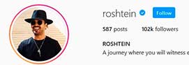 Roshtein's Instagram